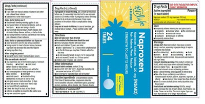 Pdp/package (5428 4 7e Naproxen Carton Paint)